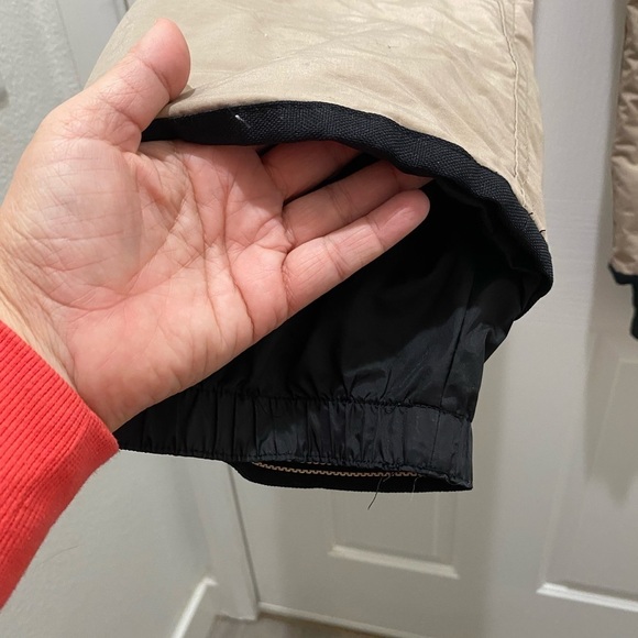 ROXY Women’s Snow Snowboarding Skiing Winter Waterproof Tan Snow Pants Large - Picture 5 of 8